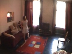 Legal Discretion Teenager rouge seduces her partner and starts sex action on the couch